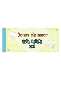 AMORETTO BONOS AMOR PARA EVITAR LIOS (chequerita del amor)