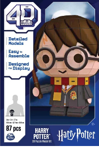 4D BUILD. HARRY POTTER. KIT DE MODELO 4D DE CARTON RIGIDO.